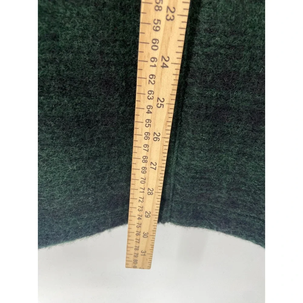 J Crew Jacket MensLarge Black Watch Plaid Chore Wool Blend Outdoor Oarsman Lined